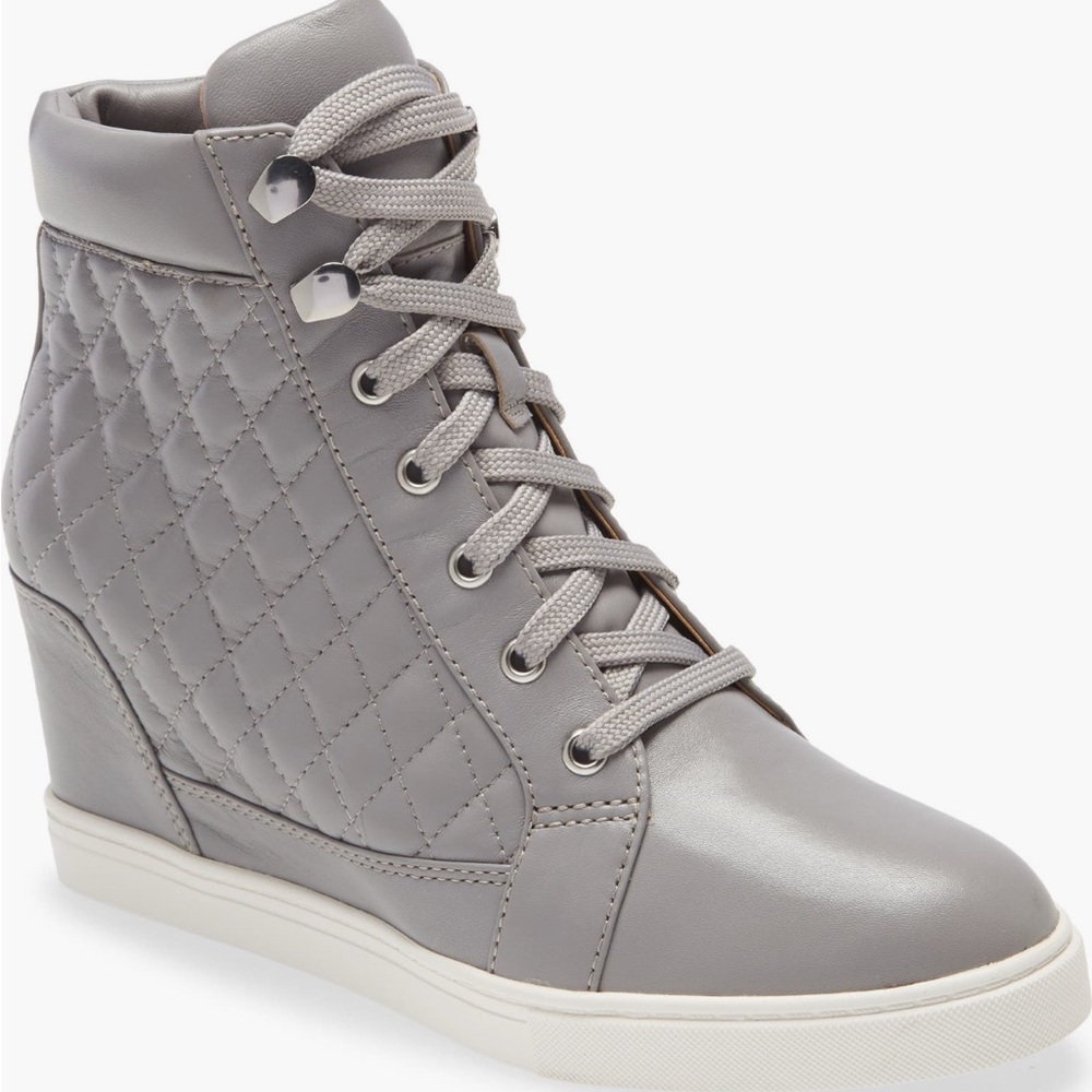 Linea Paolo Fiji gray wedges Size 7.5